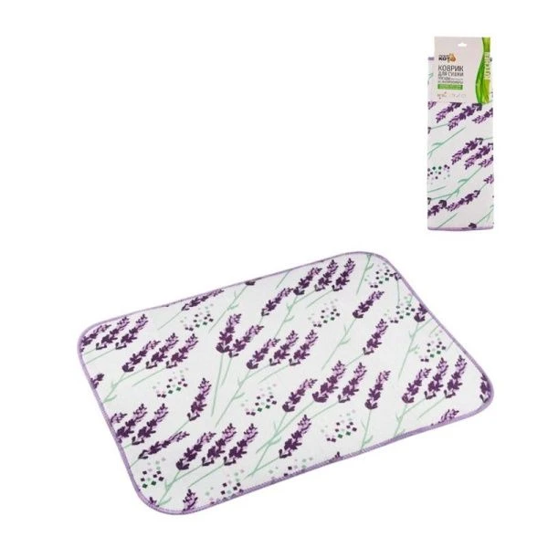 Коврик для посуды 50*35см микрофибра MDM-Promo-LAV (40)