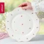 Тарелка мелкая 27см фарфор French rose обеденная FRR-09 (48)