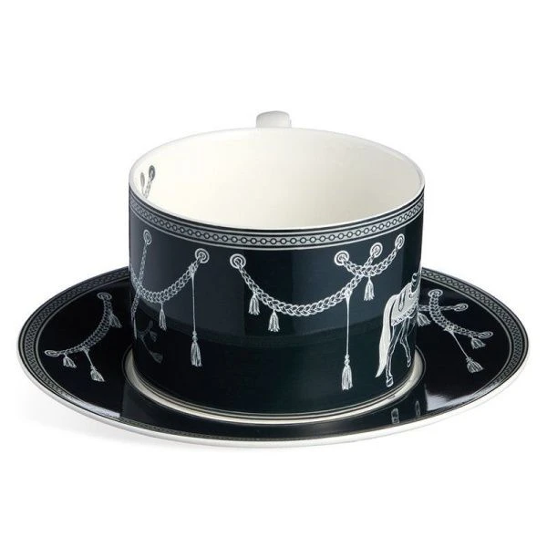 Чайный набор 2пр фарфор  Horse club на 1 персону 300мл (36)