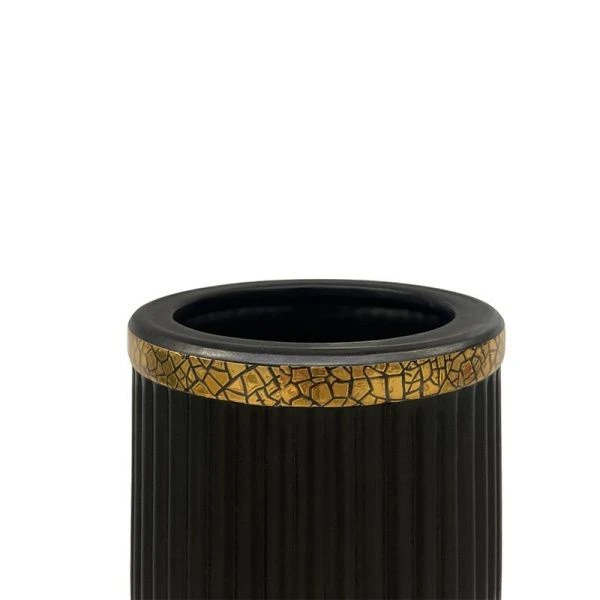 Ваза для сухоцветов 60см керамика черная JC-16003 (8)