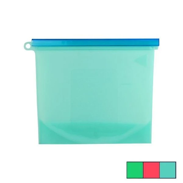 Пакет зиплок 1,5л силикон для хранения продуктов JC-13612 (100)