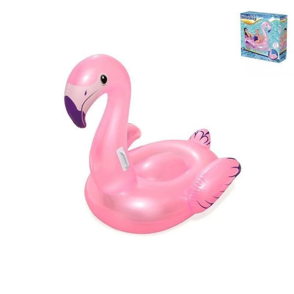 Игрушка-наездник надувная ПВХ Фламинго 127*127см до 45кг, от 3 лет 41122 (8)