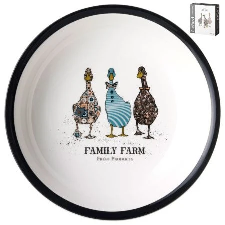 Тарелка суповая фарфор 800мл 21см Family Farm (16)