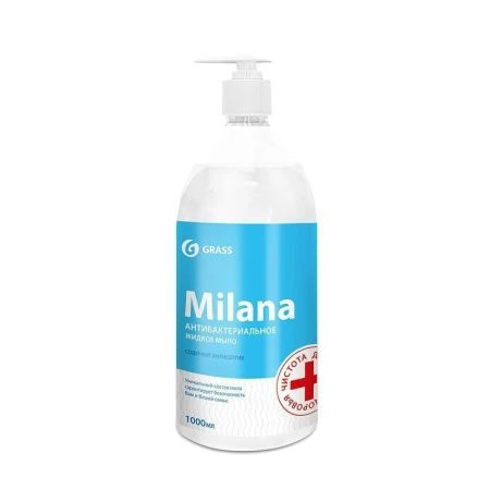 Крем-мыло жидкое 1л MILANA Антибактериальное (6)