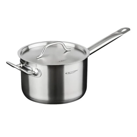 Сотейник 6,3л нерж.сталь ОБЩЕПИТ-ШЕФ d24см, h14,5см, мет.крышка, 2 ручки ТРС КТ-ОБ-КК-24 (2)