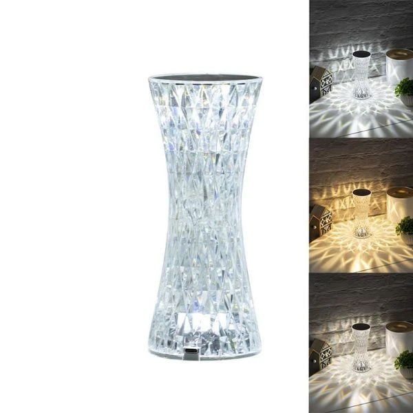 Светильник с сенсорным диммированием пластик,три варианта свечения СТАРТ 2LED Crystal Waist (20)