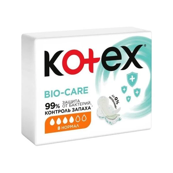 Прокладки 8шт Kotex Био-Кэа нормал (10) 9426150