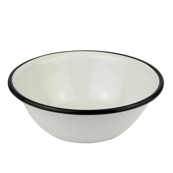 Миска 800мл эмаль белая 40304-062 (20)