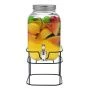 Банка для лимонада 4л стекло на мет.подставке 2000-4000 (8)