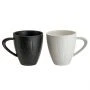 Кружки набор 2шт 360мл фарфор FLAT WHITE collection подар.уп. AK4-0006 (16)