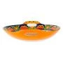 Блюдо 22,5*20см фарфор Arabesque оранжевый с ручками (36)