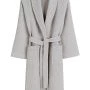 Халат-кимоно вафельный пике 100% хлопок с воротником-шалью DAMA XXL серый