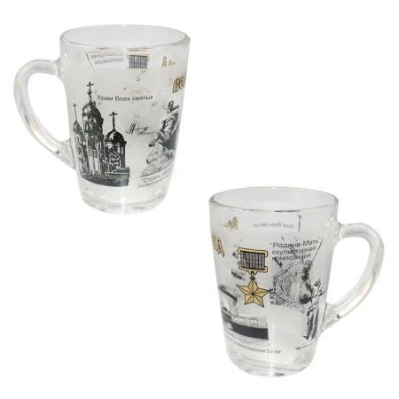 Кружка 300мл стекло деколь МАТЬ РОДИНА (20) Кружка 300мл стекло деколь МАТЬ РОДИНА (20)