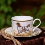 Чайный набор 12пр фарфор ОХОТА на 6 персон 300мл (8)