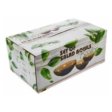 Салатник набор 8пр стекло BASILIСO дымка (1)