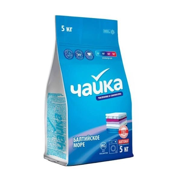 Порошок стиральный 5кг ЧАЙКА Балтийское море универсальный автомат (3)