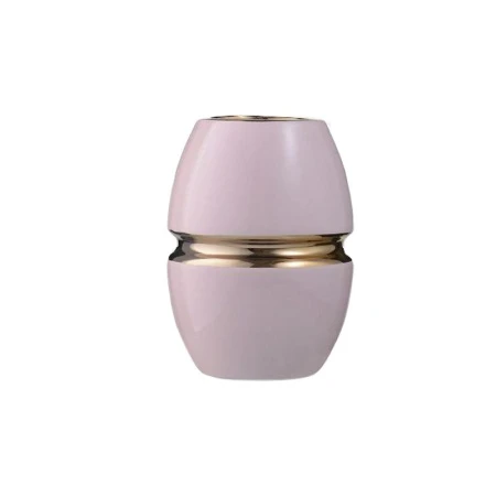 Ваза для цветов 20*13см керамика Golden Accent розово-золотая 0922-1