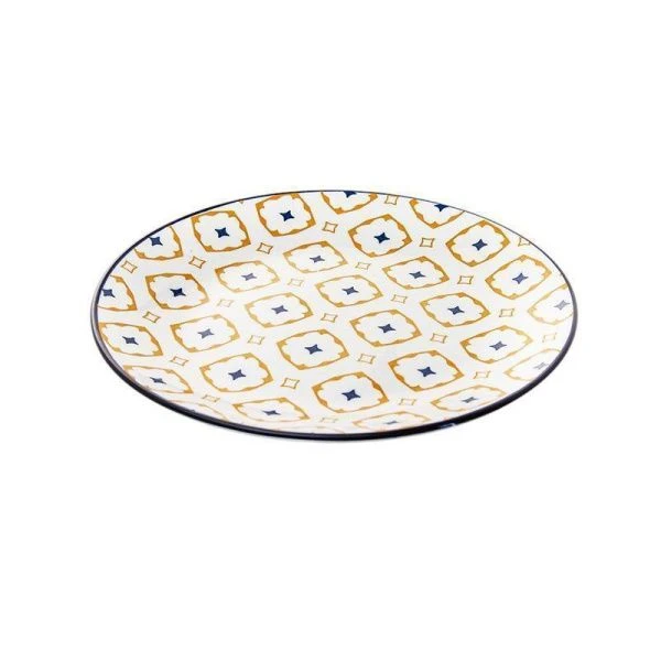 Тарелка мелкая 20,5см керамика MILA AIRY десертная 253-27002 (72)