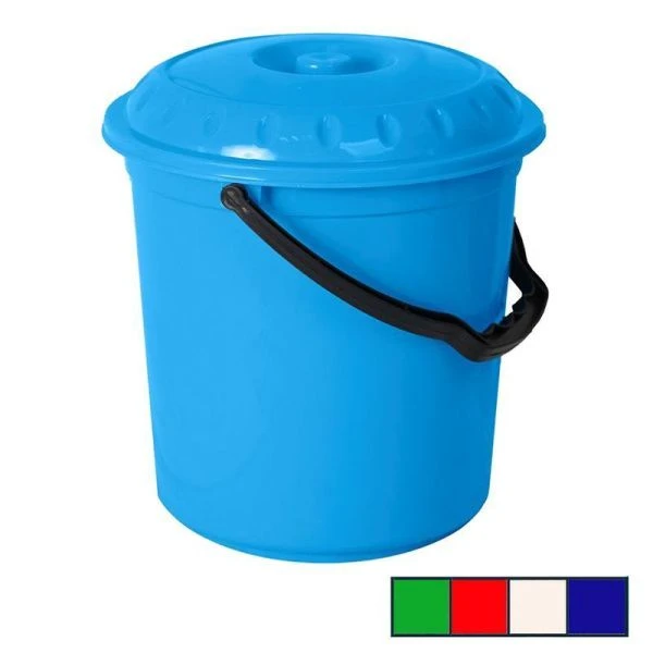 Ведро 6л пластик ТЮЛЬПАН с крышкой мерное Ар (40)