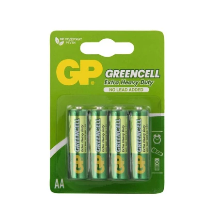 Батарейки набор 4шт. GP Greencell R6 15G-2CR4 (72/288)