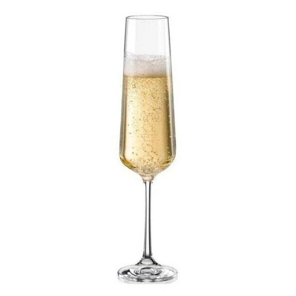 Бокалы для шампанского набор 6шт 200мл стекло САНДРА СН019 (2)
