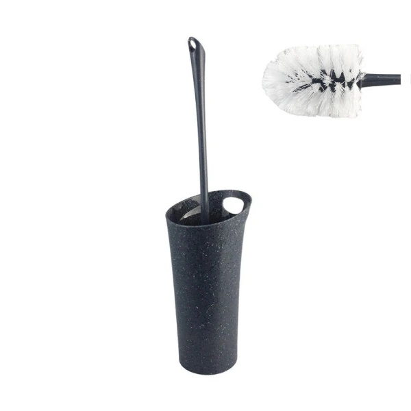 Ершик туалетный закрытый пластик Stone темный камень (10)