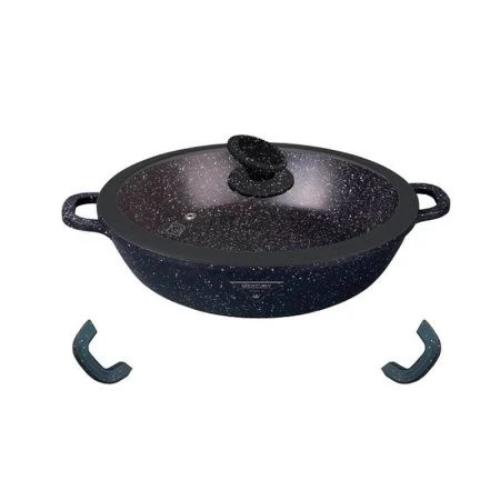 Сотейник 4,7л 32см алюминий АП non-stick под мрамор Mercury MC-6227 (6)