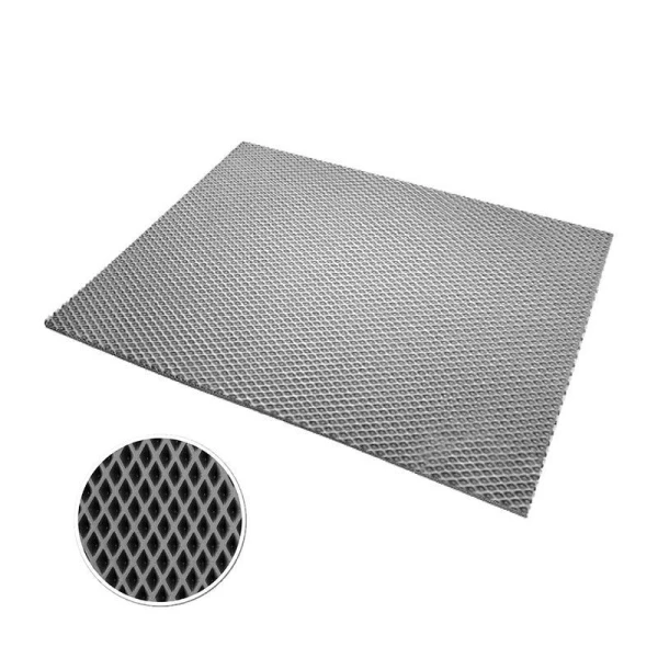 Коврик ячеистый 67*82см ЭВА РОМБЫ серый (10)