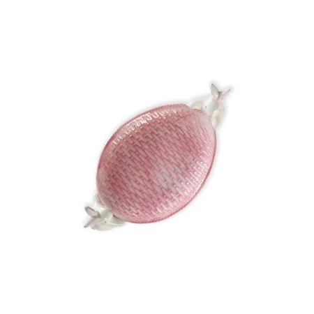 Блюдо сервировочное 30*16,5*10см керамика ЗАЙКА цвет розовый 7434239 (12)