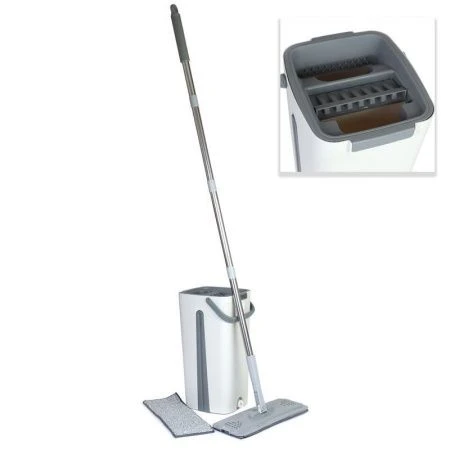 Комплект для влажной уборки (ведро МОП 20*17*37см, швабра 32*126см, насадка 2шт) пластик Z3 (24)