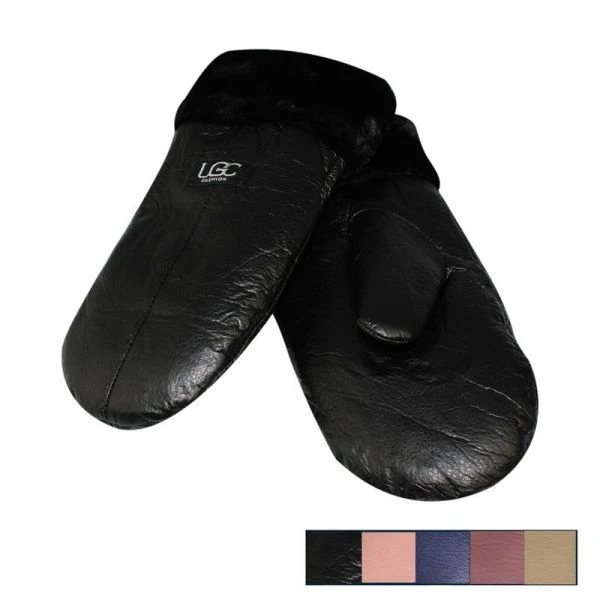 Варежки эко-кожа