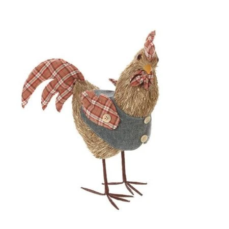 Фигурка Петух текстиль 24,5*10,5*36см (32)
