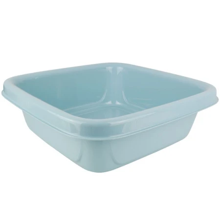 Таз 10л пластик Step небесный квадратный (17)