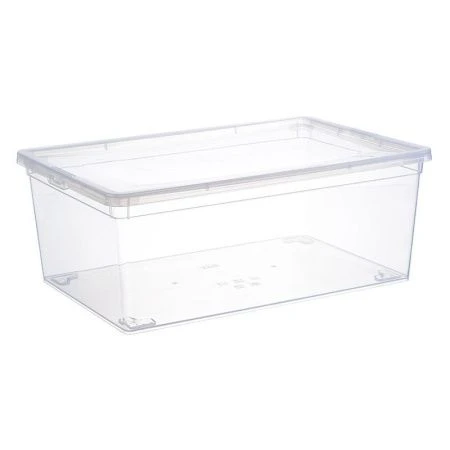 Ящик для хранения 10л 370*250*140мм пластик Прозрачный (8)
