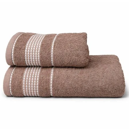 Полотенце махровое 50*90см SPORTY коричневый 400гр