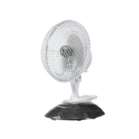 Вентилятор настольный пластик Centek CT-5003 серый 20Вт, мет.решётка 19см, 2 скорости (12)
