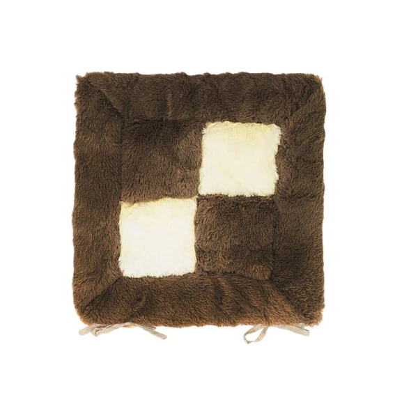 Сидушка на стул (табурет) 40*40 искусственный мех шоколадная JC-15722 (100) Сидушка на стул (табурет) 40*40 искусственный мех шоколадная JC-15722 (100)