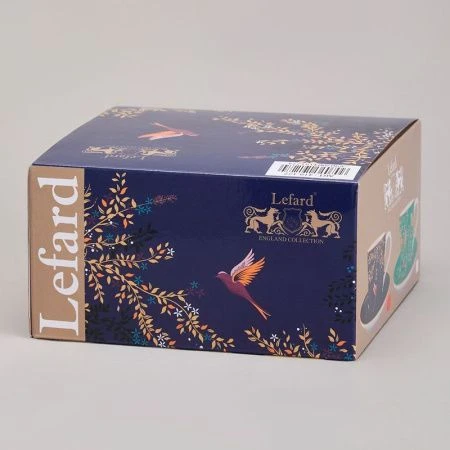 Чайный набор 2пр фарфор Golden Birds на 1 персону 220мл (18)