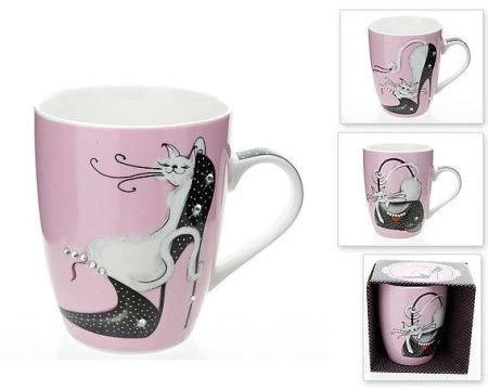 Кружка 310мл фарфор МИЛАЯ КОШЕЧКА (36)