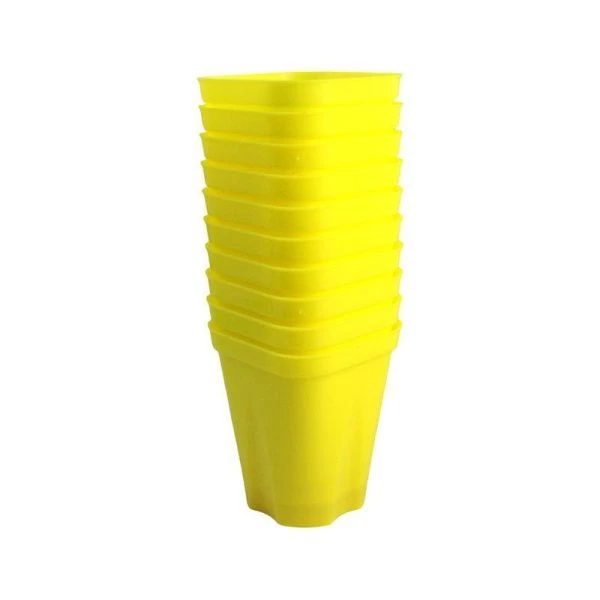 Стаканчик для рассады пластик 250мл набор 10шт 75*75*85мм Бр.7.15 (30)