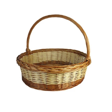 Корзина плетеная ивовый прут 70/24*58см неокрашенная (YK22-01 S/5) №1 (1)