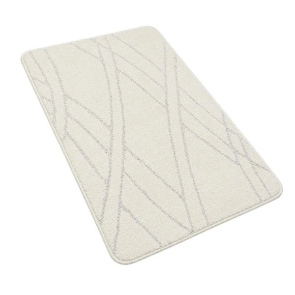 Коврик в ванную 50*80см полипропилен MAXIMUS 10604 PEARL WHITE 2581