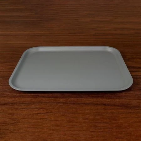 Поднос 459*359*21мм пластик серый ударопрочный П459/359/21-03 (25)