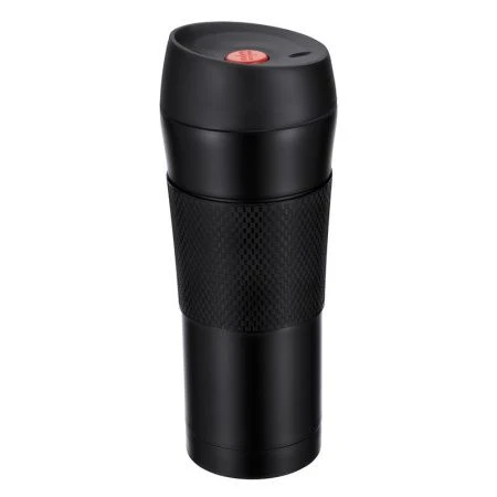 Термокружка вакуумная 450мл нерж.сталь Gotto пласт.корпус черный силик.вставка 93-TE-GO-5-450.2 (24