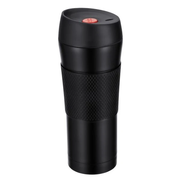 Термокружка вакуумная 450мл нерж.сталь Gotto пласт.корпус черный силик.вставка 93-TE-GO-5-450.2 (24