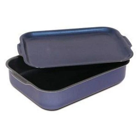 Противень 19*25*5,5см алюминий ЭКОНОМИКА АП мет.крышка 2 ручки AkzoNobel (16) 00433