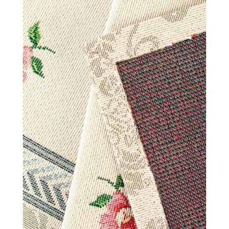 Салфетка 42*136см гобелен РОЗЫ ДОМАСКА бежевый