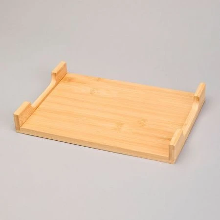 Набор сервировочный 4пр фарфор NATIVE на дер.подставке (8)