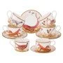 Чайный набор 12пр фарфор ОХОТА на 6 персон 300мл (8)