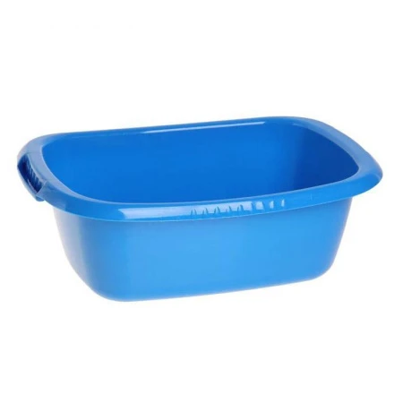 Таз 24л пластик ВОДОЛЕЙ синий прямоугольный С623СИН (10)